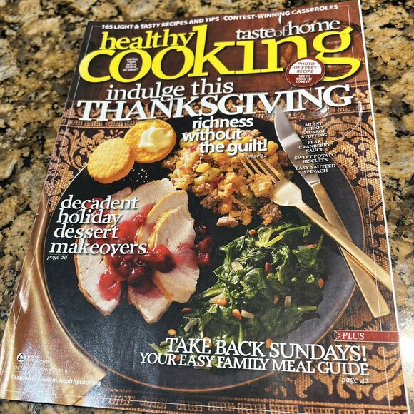 Lot of Taste of Homes Healthy Cooking Recipe Magazines 2010 Back Issue Set Of 6 - Picture 12 of 16